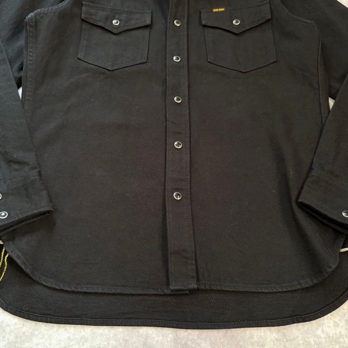 Iron Heart Iron Heart Western Shirt M Black 12oz Selvedge Denim Mens Size US M / EU 48-50 / 2 - 6 Thumbnail