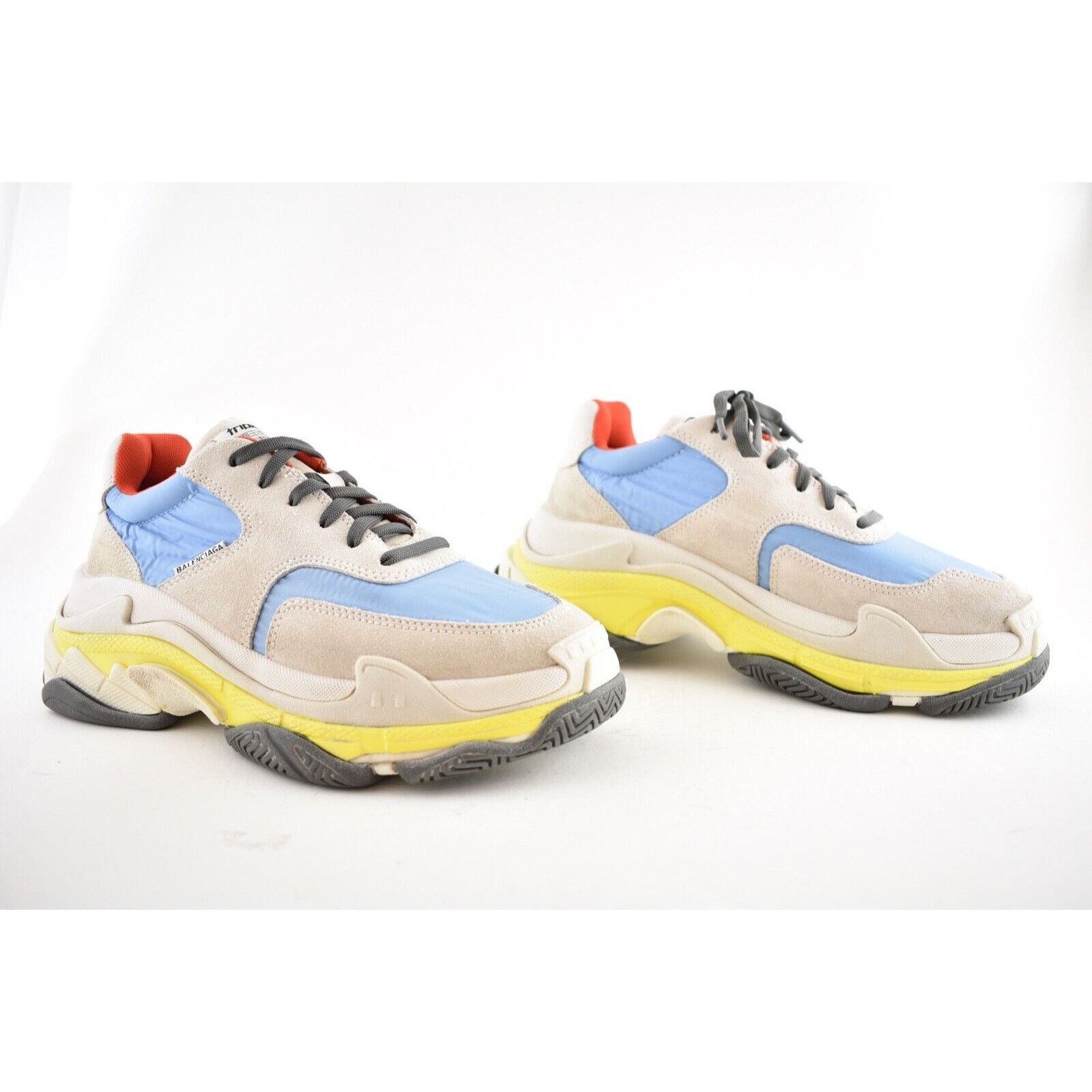 Balenciaga Triple S V2 Suede Nylon Speed Flat Trainer Sneaker 39 Size US 9 / IT 39 - 2 Thumbnail
