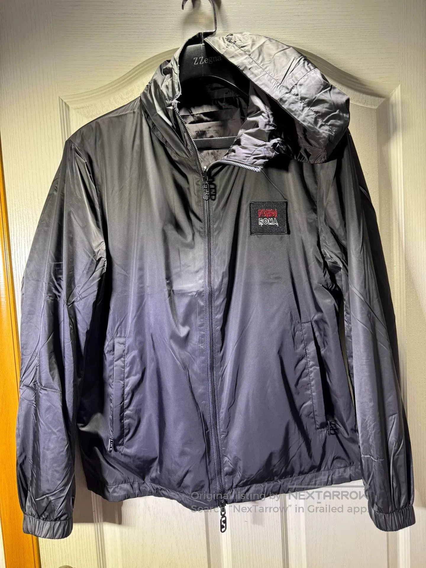 Fendi Men's Reversible Hooded Lightweight Jacket.