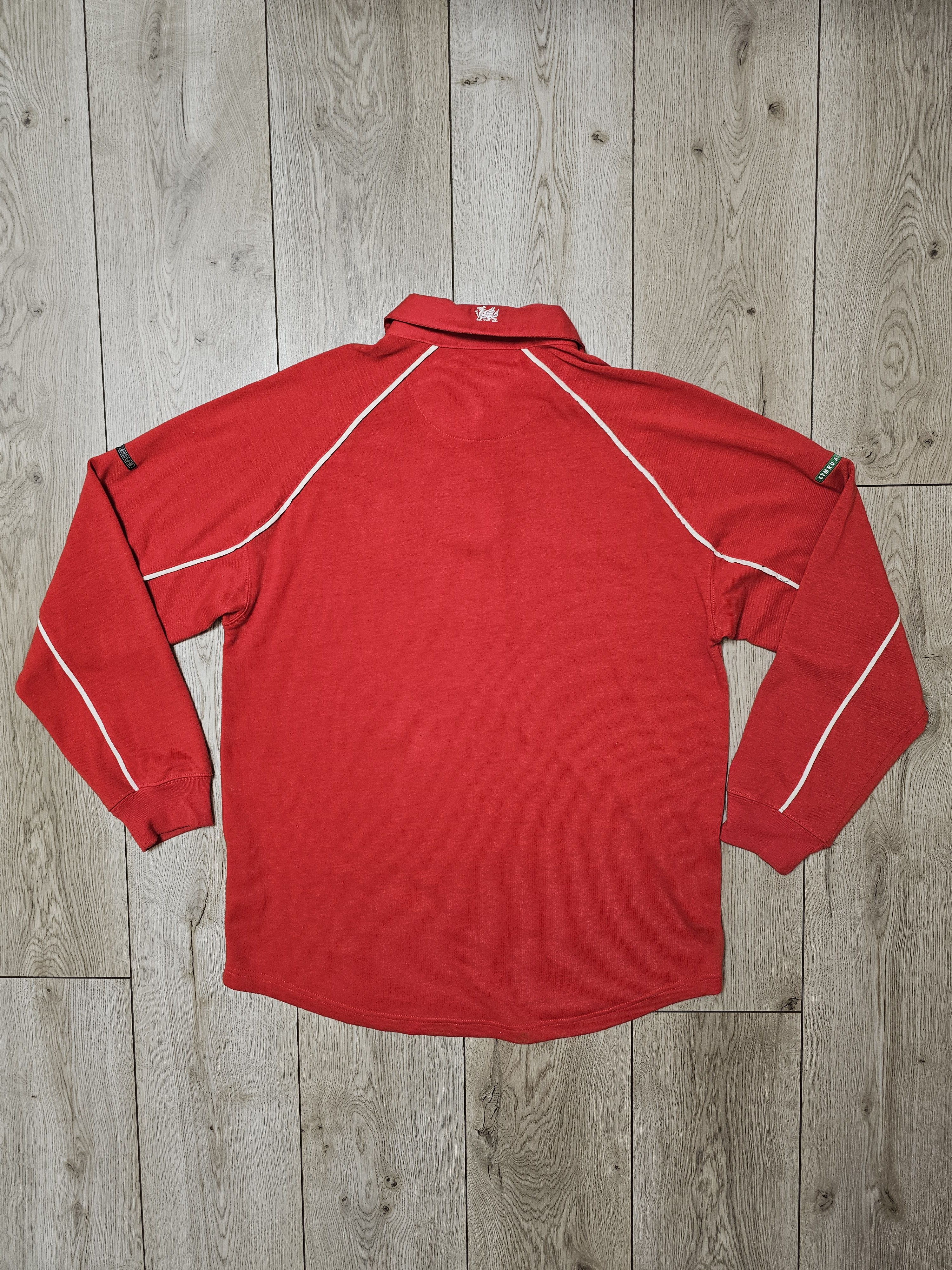 Reebok WALES RUGBY JERSEY VINTAGE LONG 2001 WRU RUGBY SHIRT Size US M / EU 48-50 / 2 - 2 Thumbnail