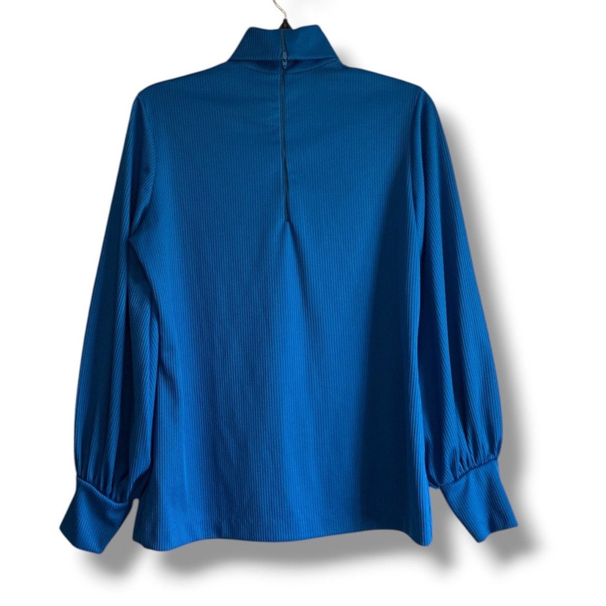 Vintage Vintage 70s Pykettes ribbed true turtleneck bishop sleeves Size XL / US 12-14 / IT 48-50 - 8 Thumbnail