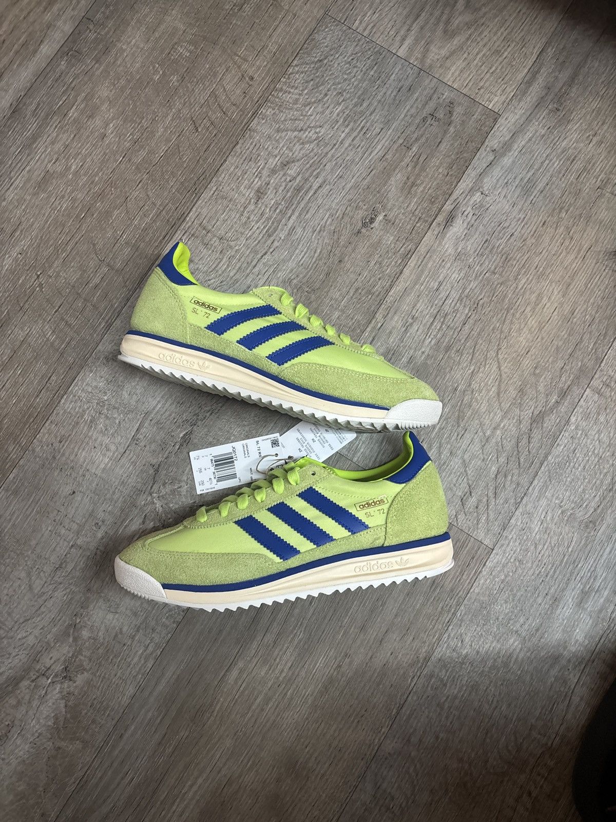 Adidas Adidas Sl’72 Electric green & blue Size US 7 / EU 40 - 1 Thumbnail