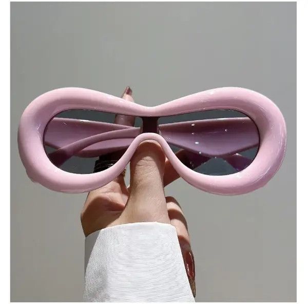 Electric Visual Pink Oval Candy Color Goggle Sun Glasses Size ONE SIZE - 1 Thumbnail