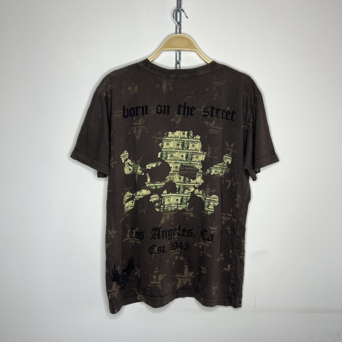 Christian Audigier × Ed Hardy × Vintage Vintage Smet By Christian Audigier Crazy Skull T-Shirt Size US M / EU 48-50 / 2 - 2 Thumbnail