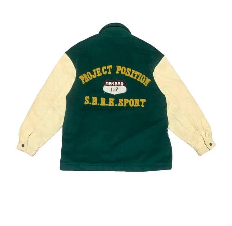 Japanese Brand Vintage 90s Saburoku Wool Varsity Jacket Size US M / EU 48-50 / 2 - 2 Thumbnail