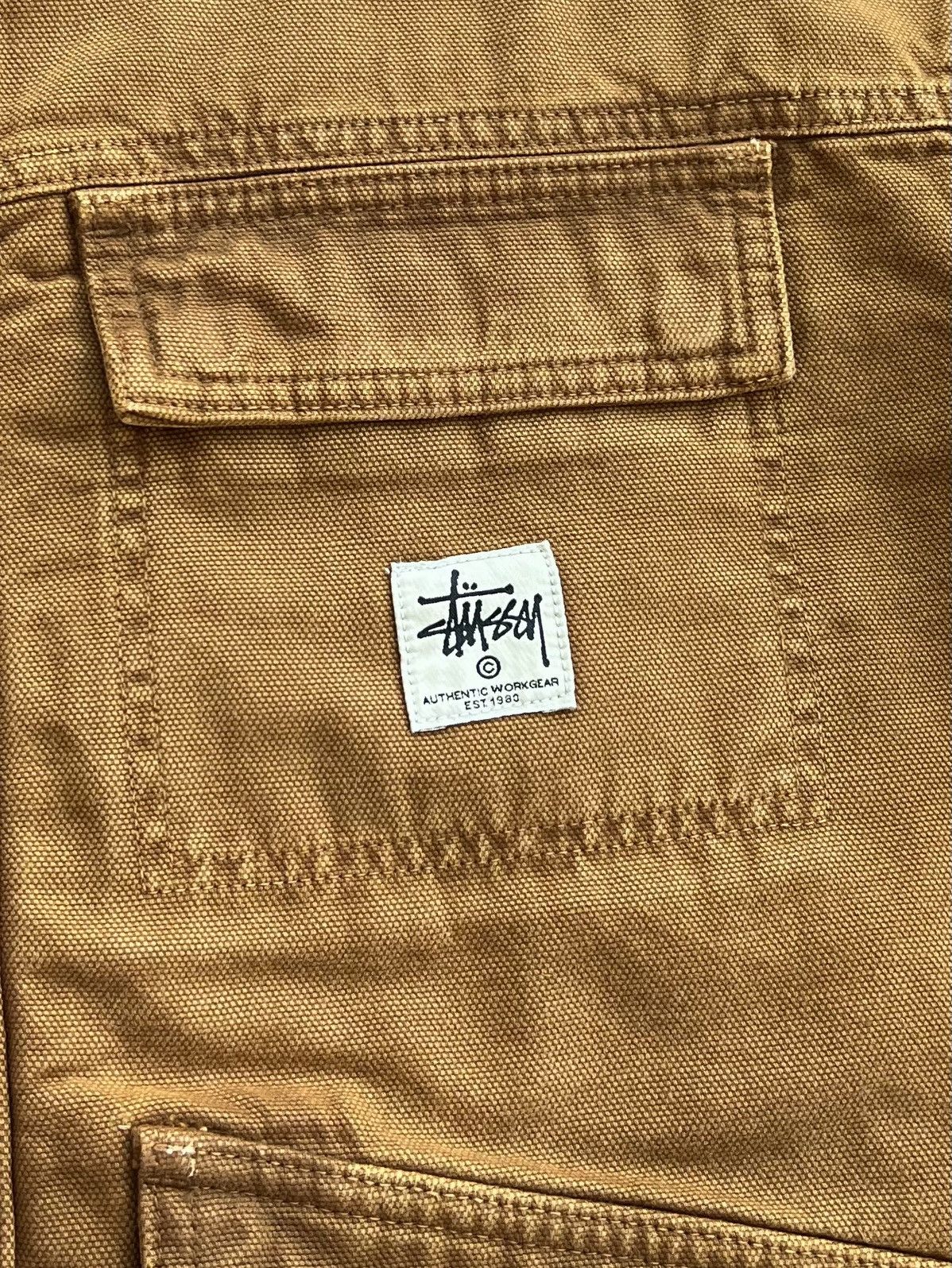 Stussy Stussy Washed Canvas Shop Jacket Bronze XL Size US XL / EU 56 / 4 - 5 Thumbnail