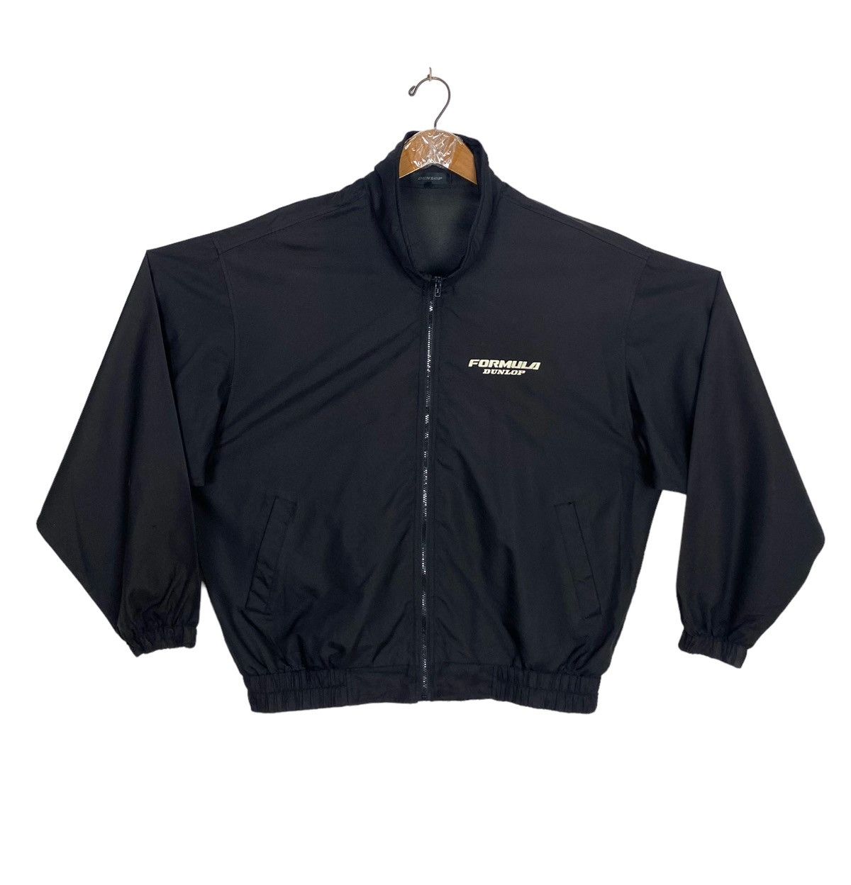 Dunlop Rare‼️ Vintage Formula Dunlop Windbreker Jacket Spellout Size US L / EU 52-54 / 3 - 3 Thumbnail