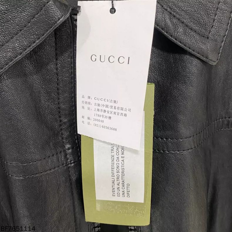 Gucci Gucci Black zipper long-sleeved sheepskin jacket Size US M / EU 48-50 / 2 - 5 Thumbnail