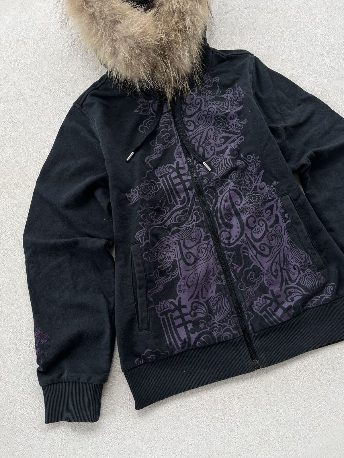20471120 JAPANESE PEAK TRIBAL FUR HOODIE IFSIXWASNINE LGB STYLE Size US S / EU 44-46 / 1 - 3 Thumbnail