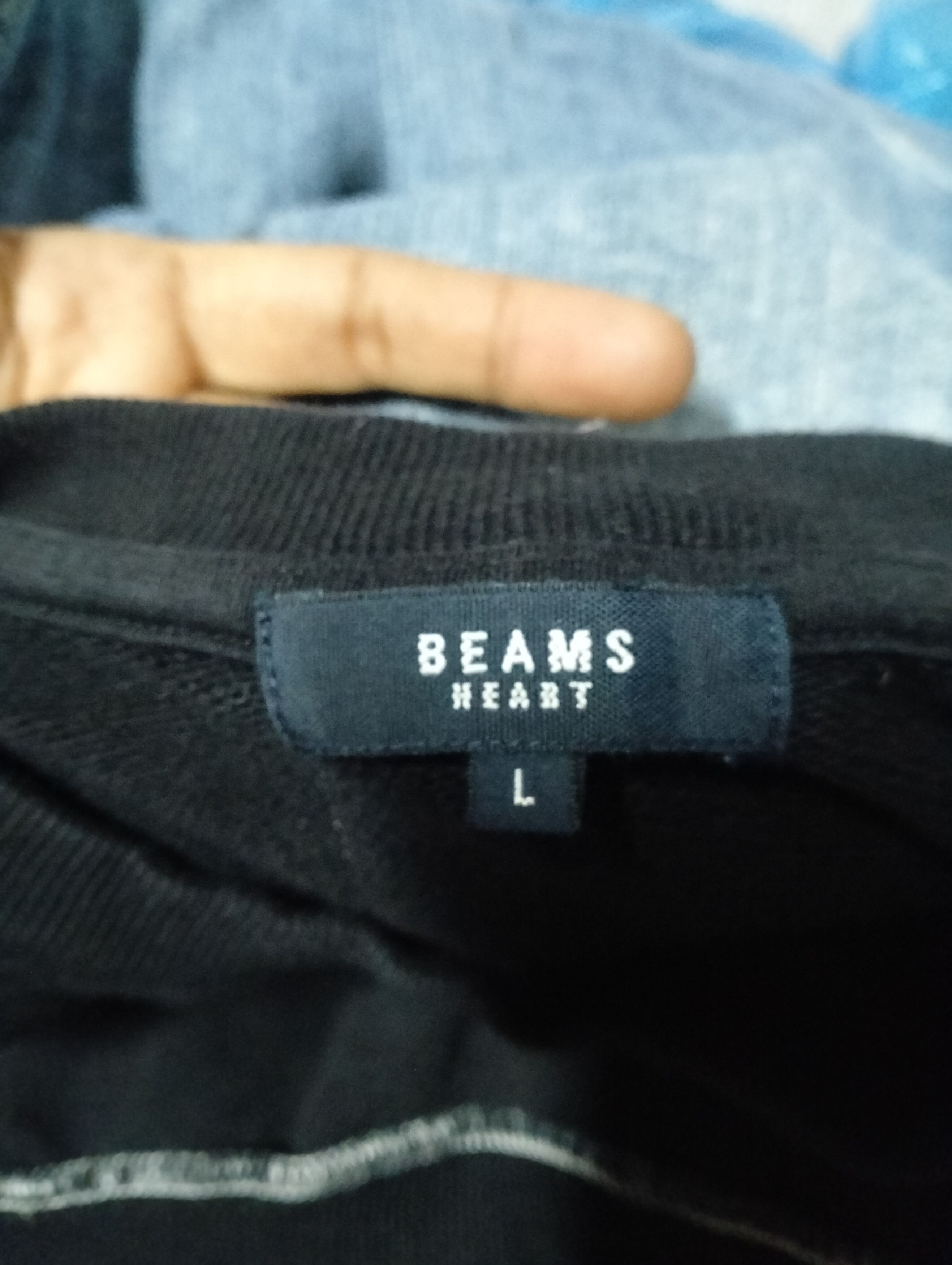 Beams Japan Beams Hearts Crewneck Sweatshirt Rare Design Size US L / EU 52-54 / 3 - 11 Thumbnail