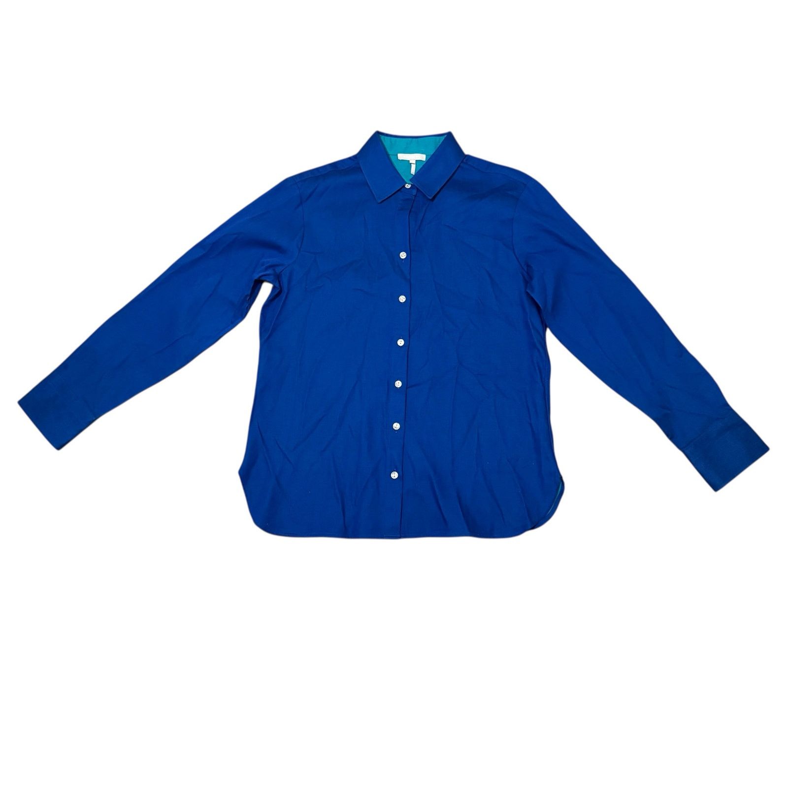 Other Hinson Wu Margot Double Face Button Up Shirt Blue Medium Size M / US 6-8 / IT 42-44 - 2 Thumbnail