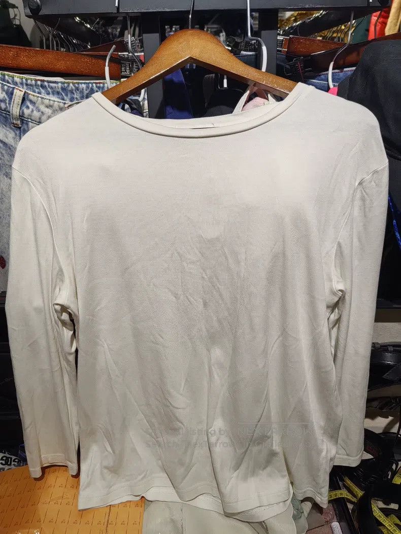 The Row The Row White long-sleeve T-shirt Size XS / US 0-2 / IT 36-38 - 1 Thumbnail