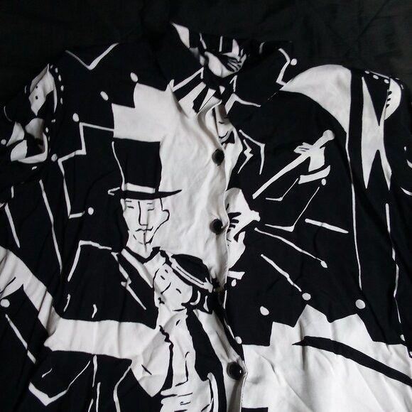 Other Vintage MCM Units Jazz Speakeasy Dance Shirt Size XL / US 12-14 / IT 48-50 - 1 Thumbnail