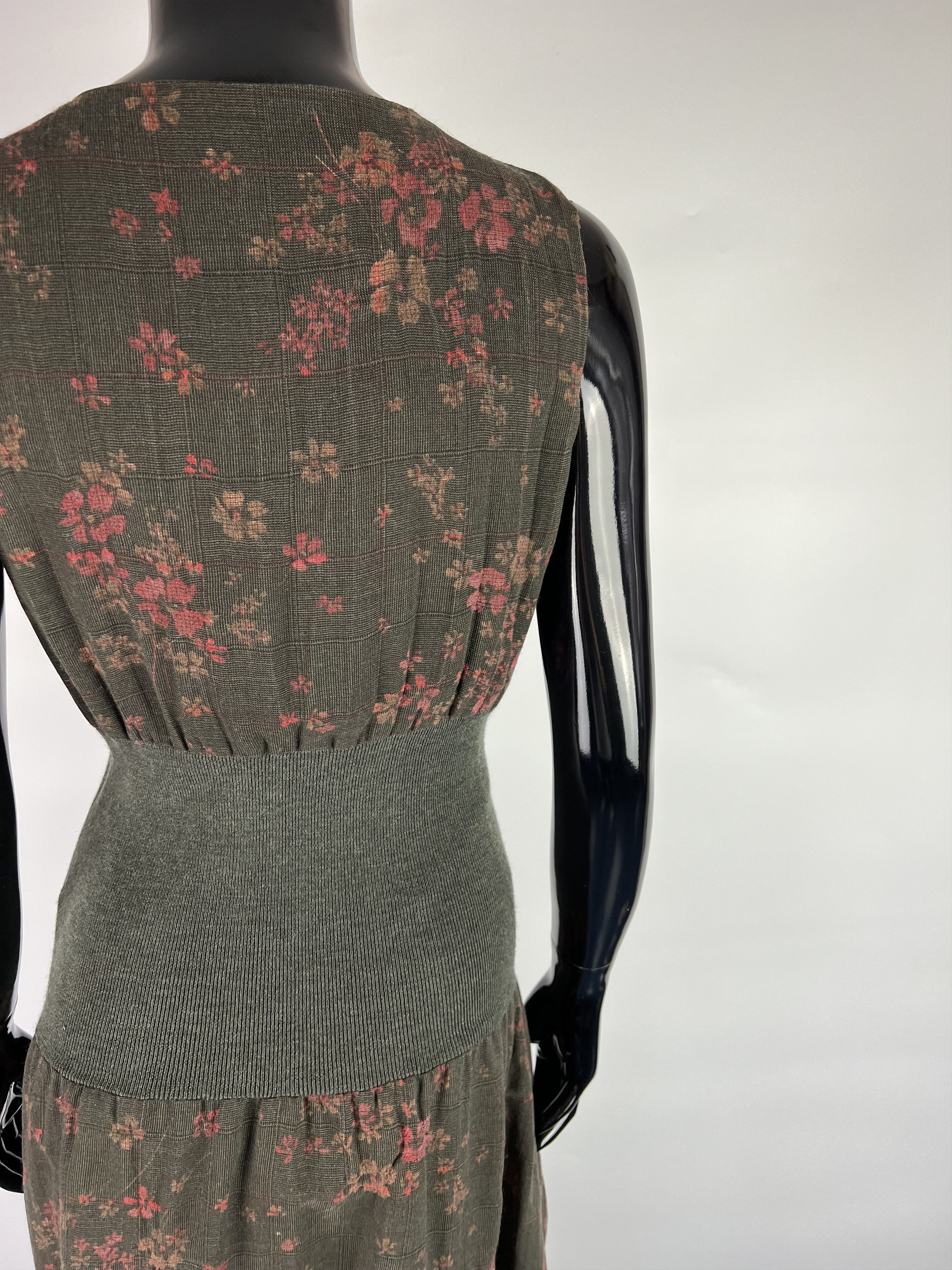 Designer Crea Concept Floral Print Sleeveless Midi Dress Size 42 Size M / US 6-8 / IT 42-44 - 11 Thumbnail