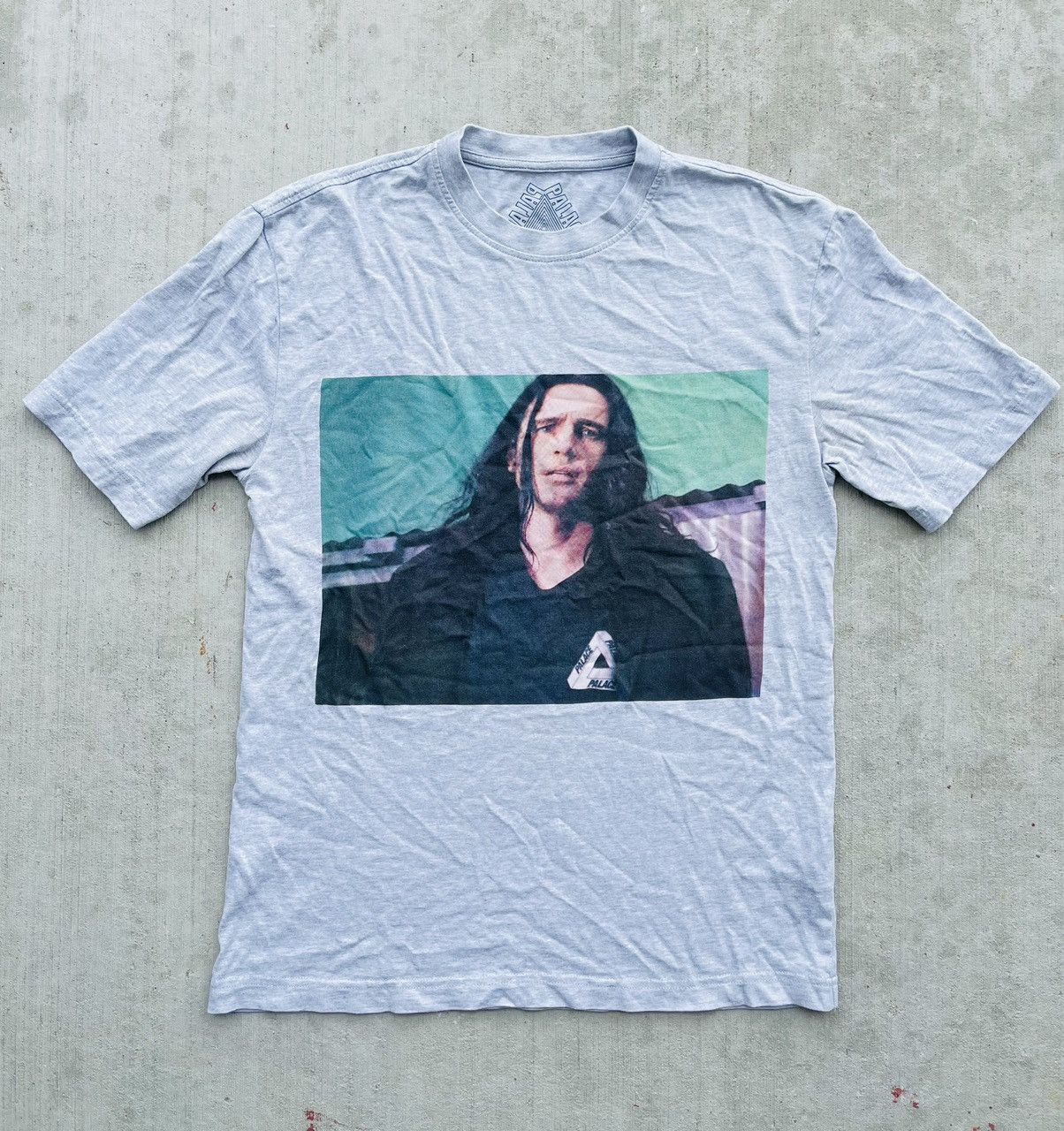 Palace Palace Wise Up Grey Tee Shirt Size S Size US S / EU 44-46 / 1 - 1 Thumbnail