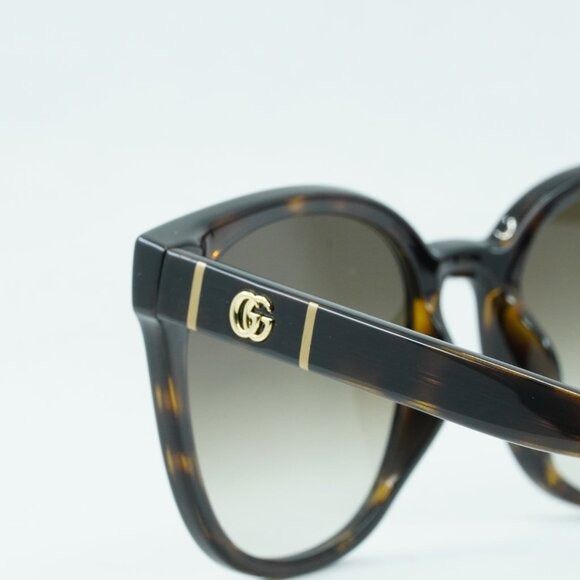 Gucci Gucci GG1122SA 002 Sunglasses Havana Square Frame, Brown Size ONE SIZE - 5 Thumbnail