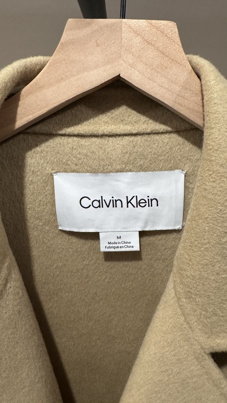 Calvin Klein Calvin Klein Camel Tall Coat Size US M / EU 48-50 / 2 - 2 Thumbnail