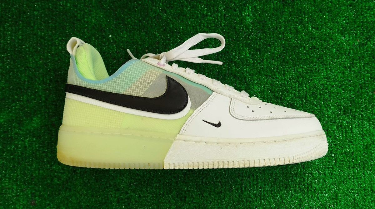 Nike Nike Air Force 1 React Sail Barely Volt Size US 7 / EU 40 - 5 Thumbnail