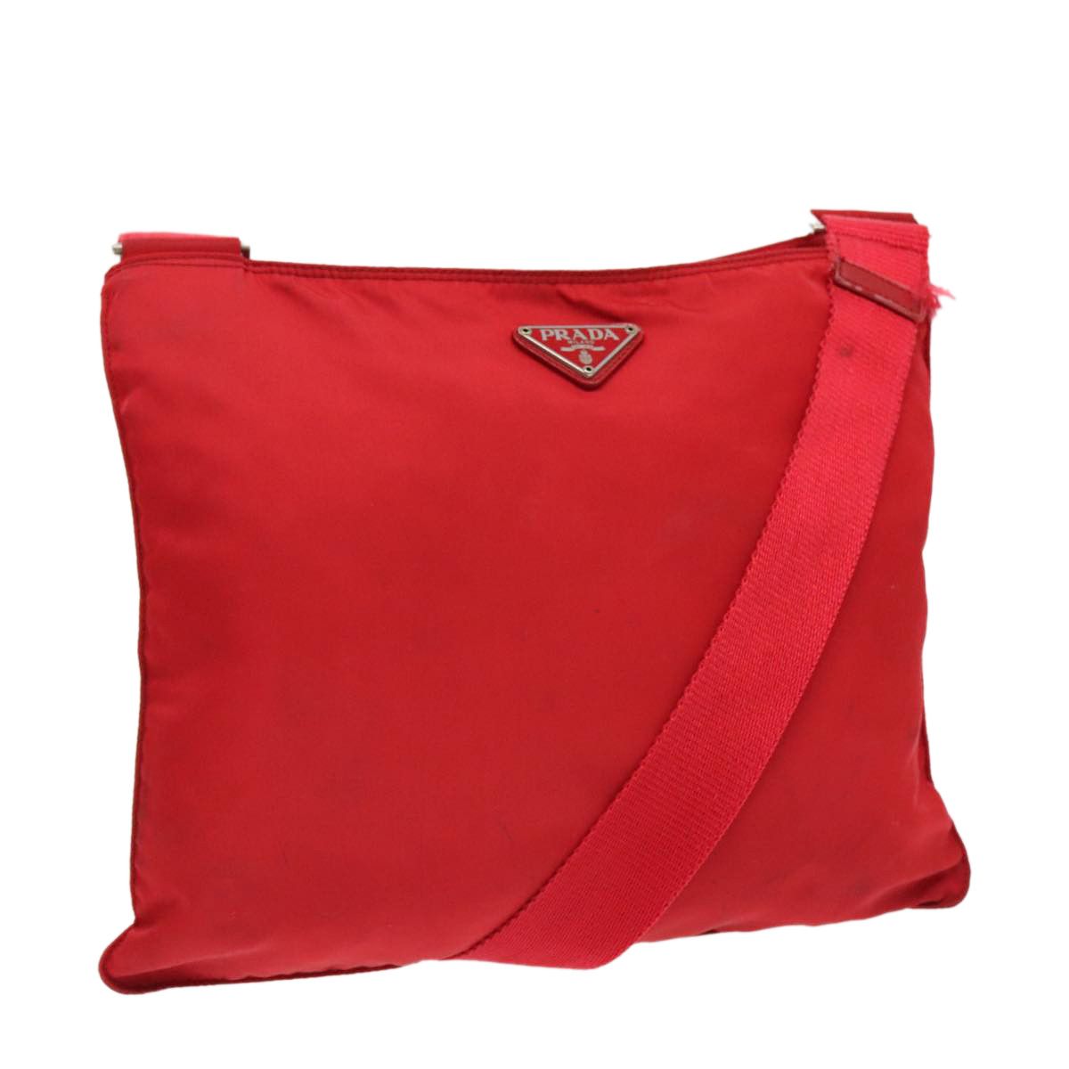Prada Re-Nylon Red Synthetic Shoulder Bag (Pre-Owned) Size ONE SIZE - 1 Thumbnail