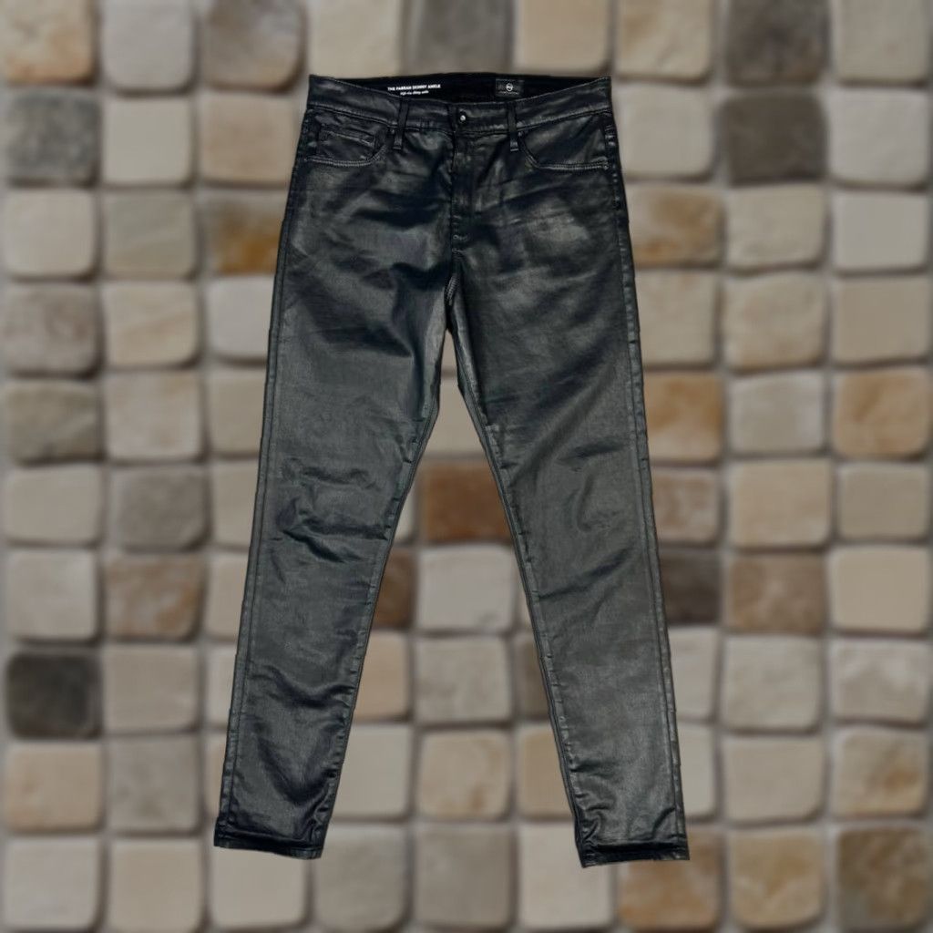 Vintage AG Adriano Goldschmied The Farrah Skinny Jeans Womens 30 Black Size 30" / US 8 / IT 44 - 1 Thumbnail