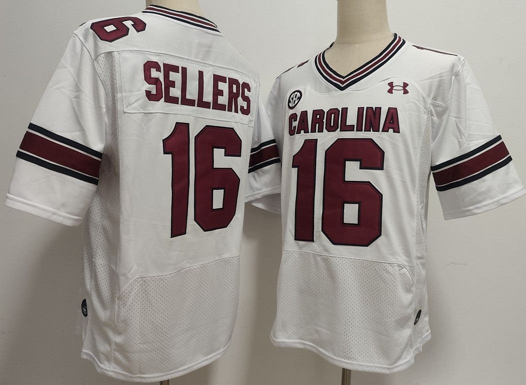 Other Men's LaNorris Sellers 16 LaNorris Sellers White Jersey Size US M / EU 48-50 / 2 - 1 Thumbnail