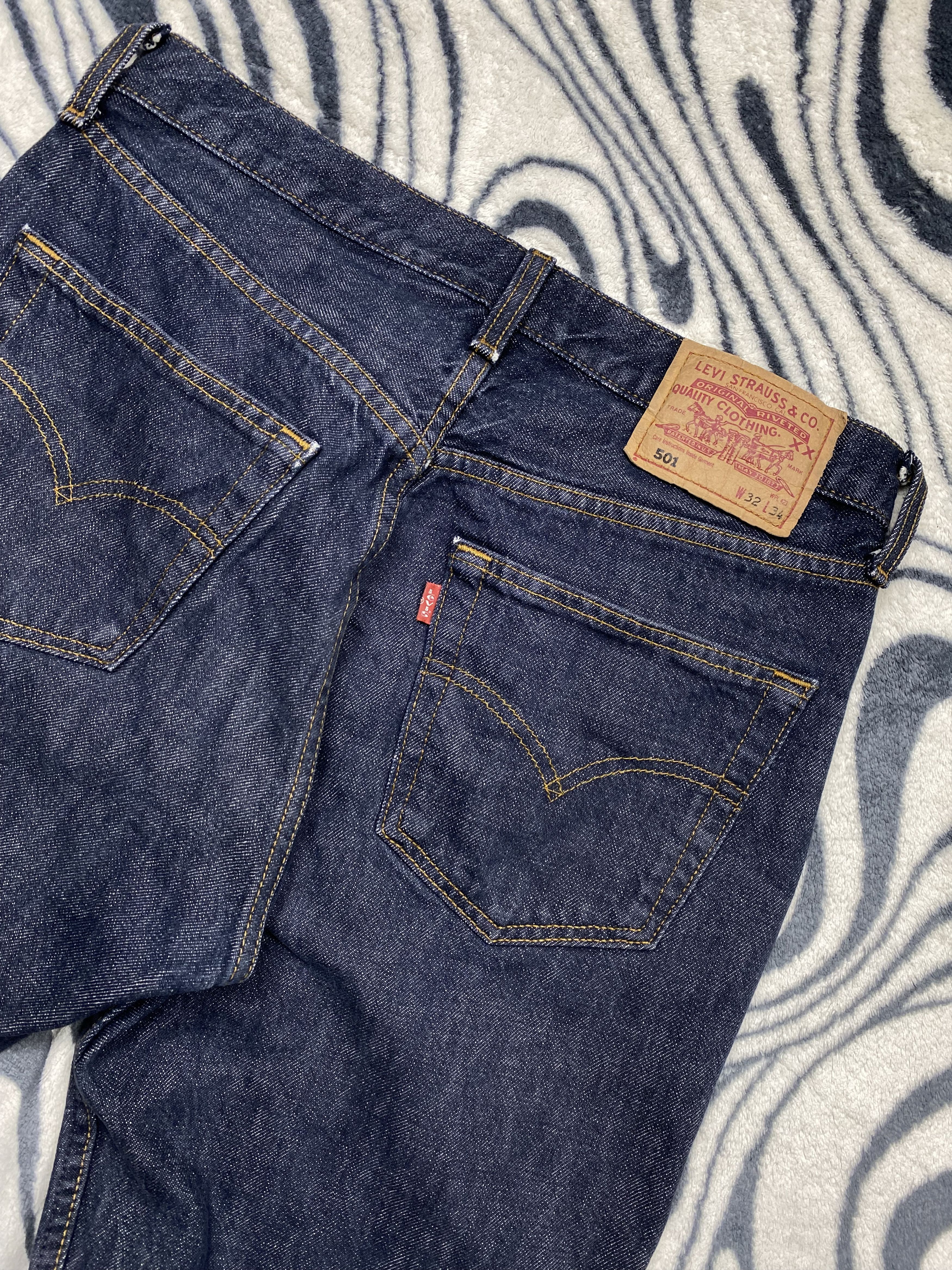 Levi's Levi's 501 Vintage Denim Pants Y2K Jeans Size US 32 / EU 48 - 2 Thumbnail