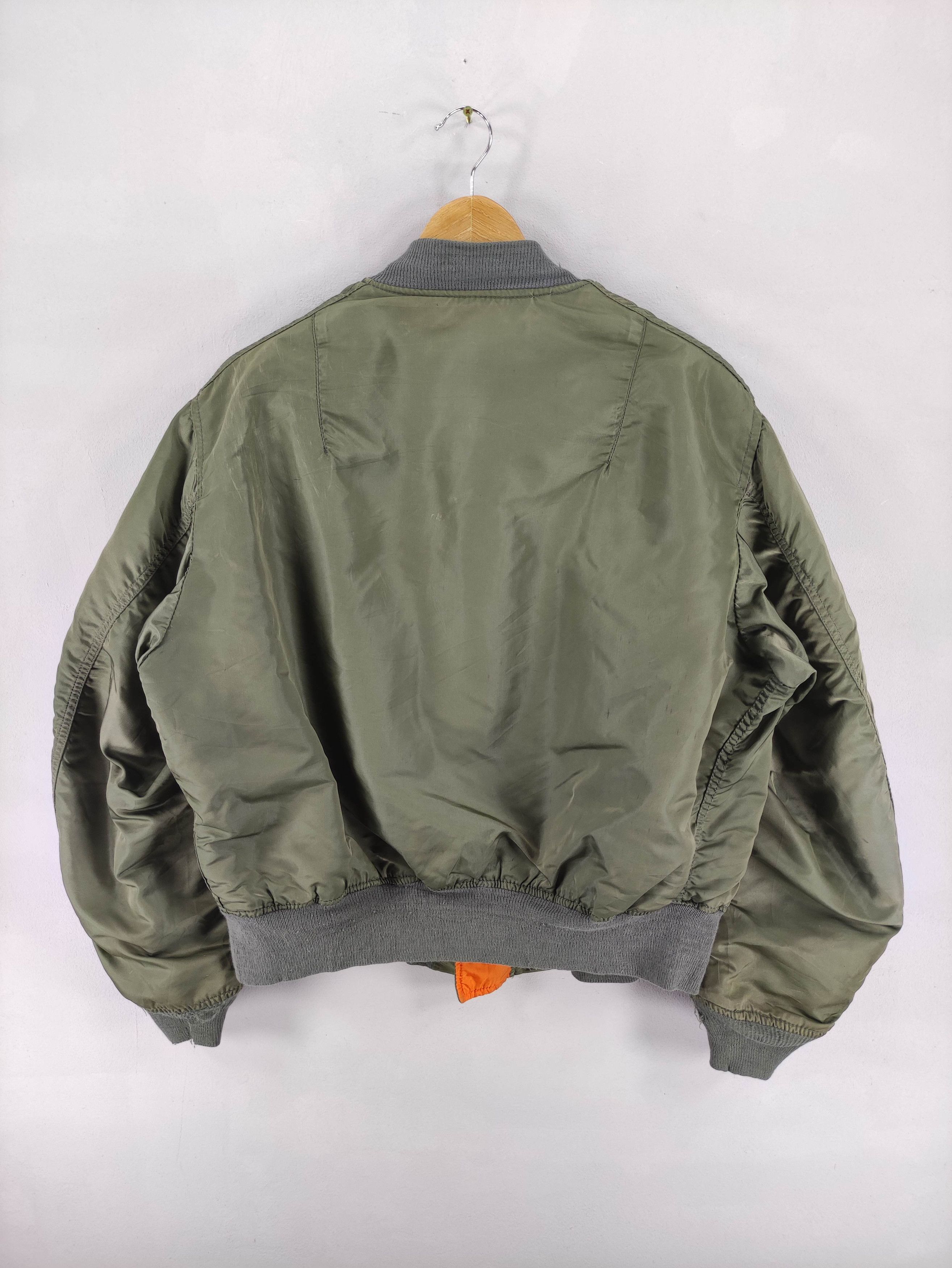 Alpha Industries Vintage Alpha Industries Ma-1 Bomber Jacket Reversible Size US XL / EU 56 / 4 - 15 Thumbnail