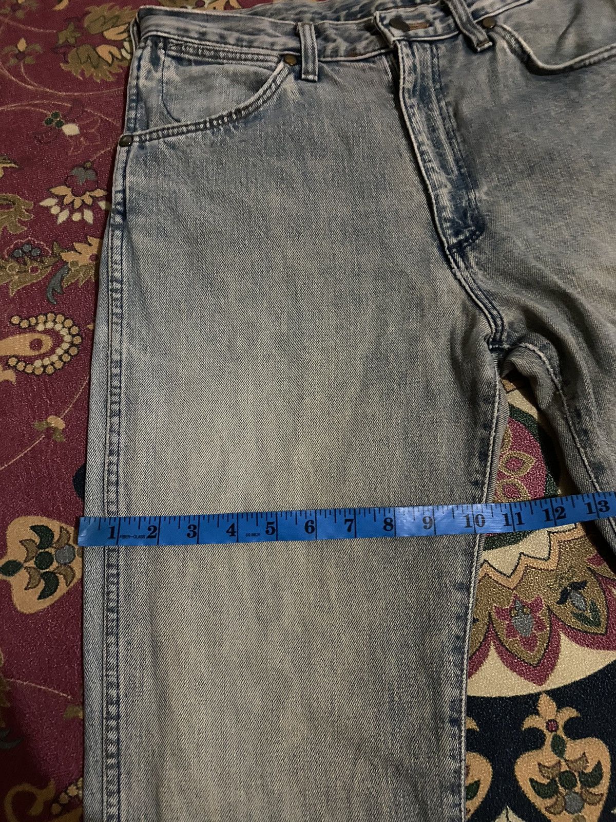 Japanese Brand Vintage Wrangler Bootcut Distressed Faded Denim Size US 31 - 16 Thumbnail