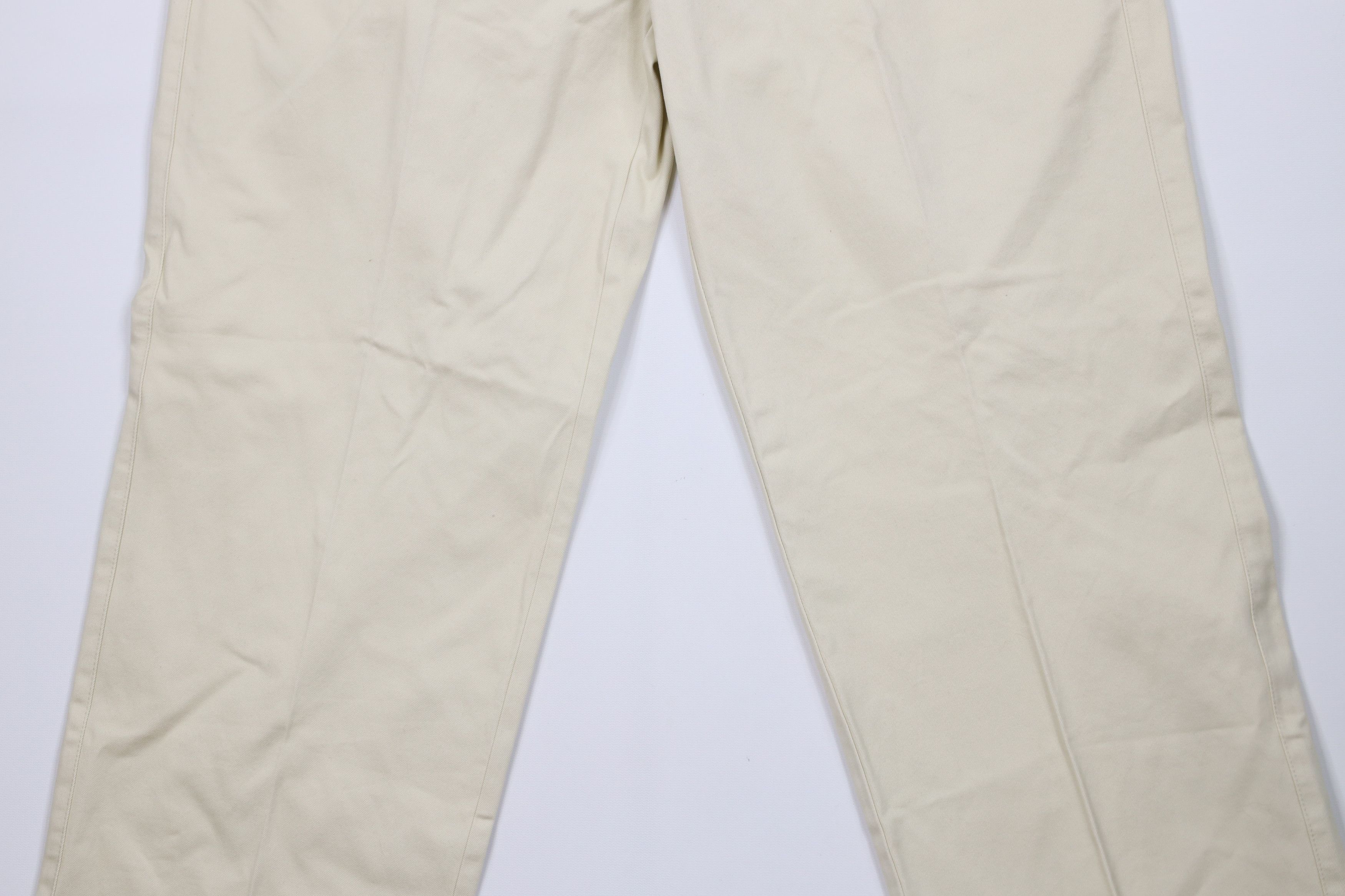 Orvis Deadstock Vintage Orvis Wide Leg Chino Pants Trousers Beige Size US 36 / EU 52 - 3 Thumbnail