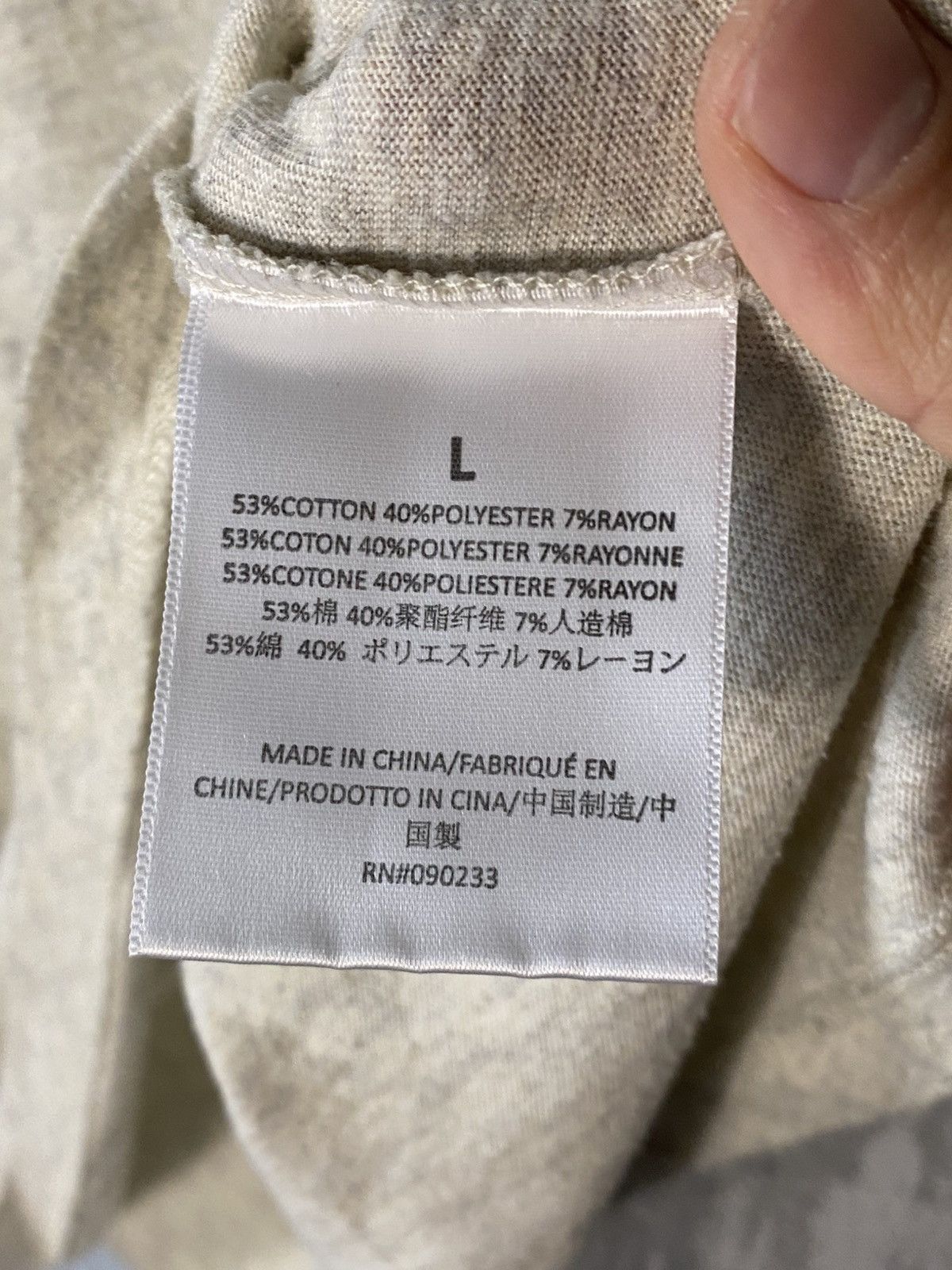 Essentials × FOG × Fear of God Vintage Essentials Fear Of God T-shirt FOG Hype Drill Size US L / EU 52-54 / 3 - 5 Thumbnail
