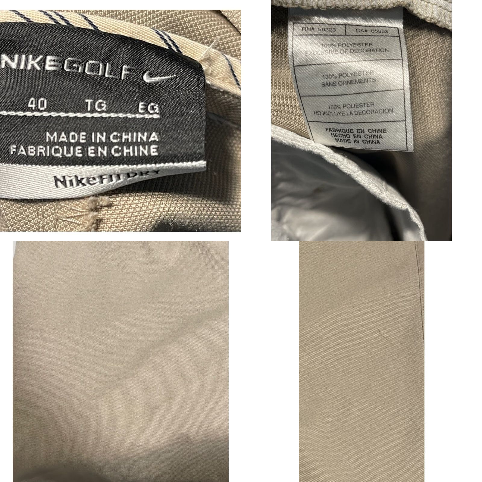 Nike Nike Golf DRI-FYT Shorts Size 40 Khaki Mens Size US 40 / EU 56 - 7 Thumbnail