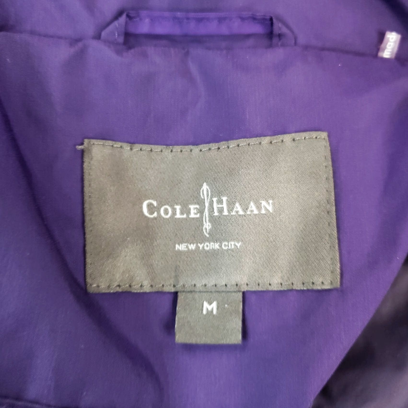 Cole Haan Cole Haan Jacket Womens Medium Purple Full Zip Hooded Pockets Lightweight Casual Windbreaker Size M / US 6-8 / IT 42-44 - 6 Thumbnail