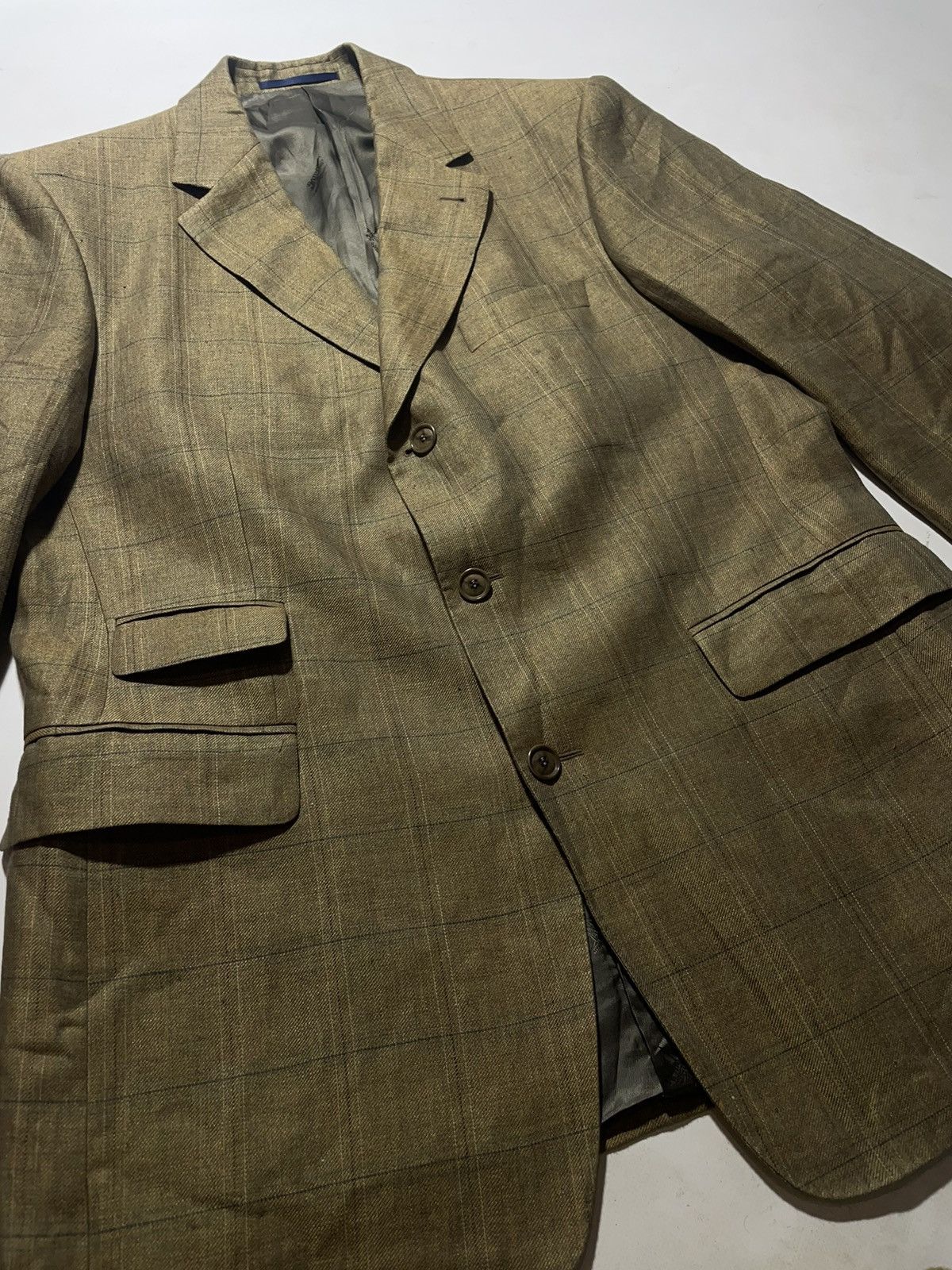 Burberry Vintage Burberry Bristol-S Plaid Blazer Size 52R - 3 Thumbnail