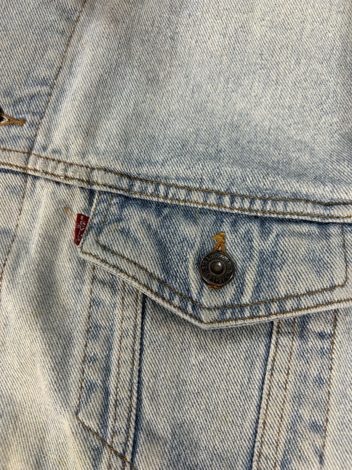 Levi's × Levi's Vintage Clothing × Vintage 1995 Levi Jean Denim Jacket Size US XL / EU 56 / 4 - 4 Thumbnail