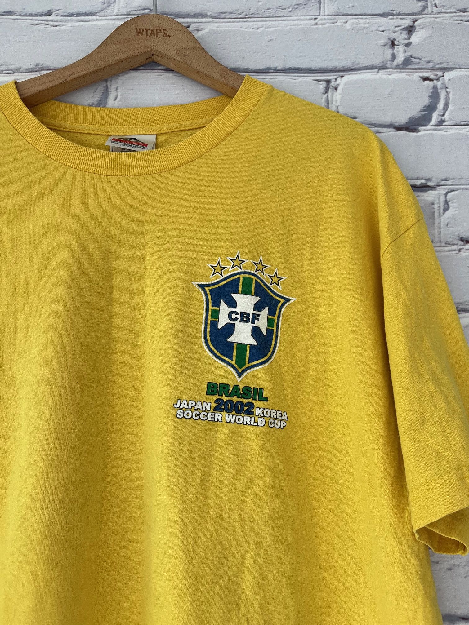 Vintage Vintage 2002 Brasil Korea vs. Japan World Cup T-Shirt Size US XL / EU 56 / 4 - 2 Thumbnail