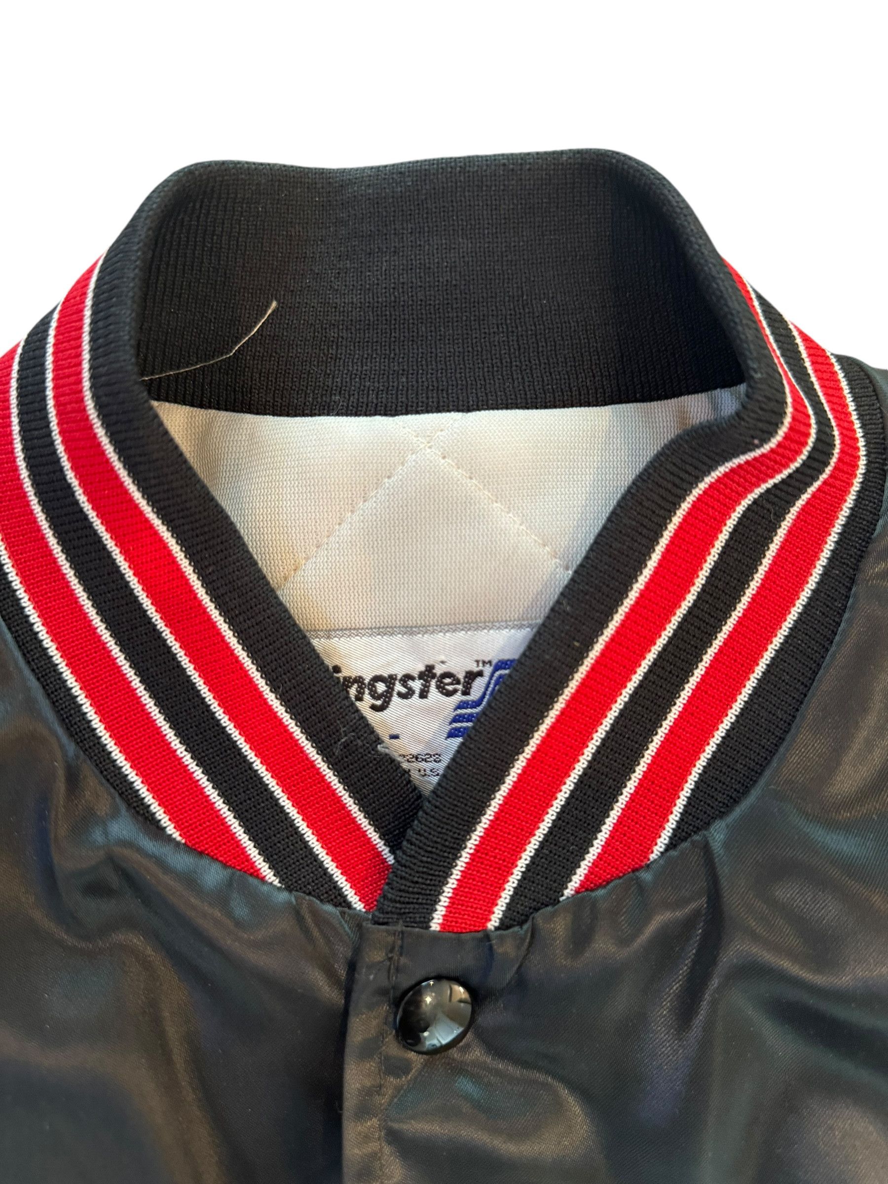 Swingster × Vintage Vintage 80s Snap-on "The Outlaws" Swingster Bomber Jacket Size US L / EU 52-54 / 3 - 7 Thumbnail