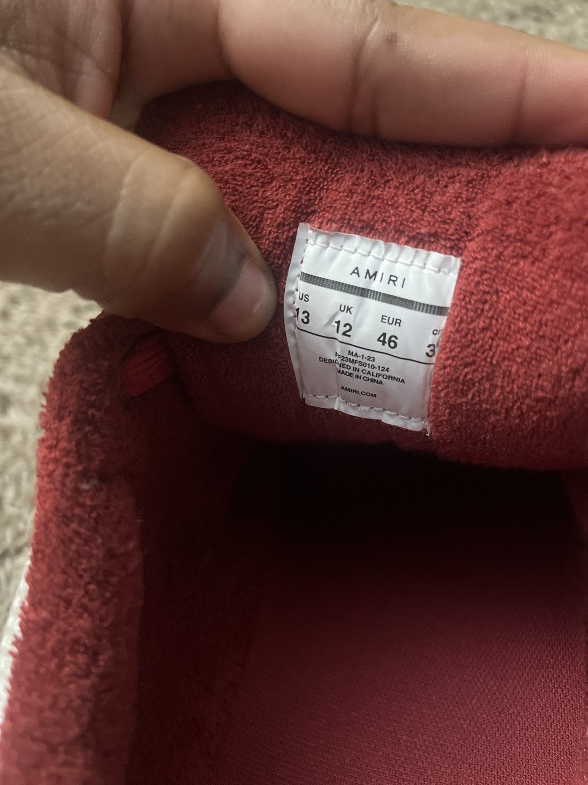 Amiri Amiri MA-1 sneakers Size US 13 / EU 46 - 1 Thumbnail