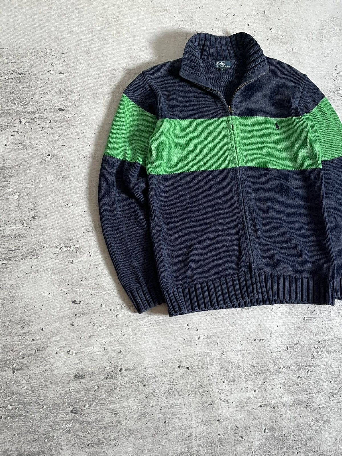 Polo Ralph Lauren Polo Ralph Lauren Knitwear Cardigan Zip Up Sweatshirt Size US XL / EU 56 / 4 - 3 Thumbnail