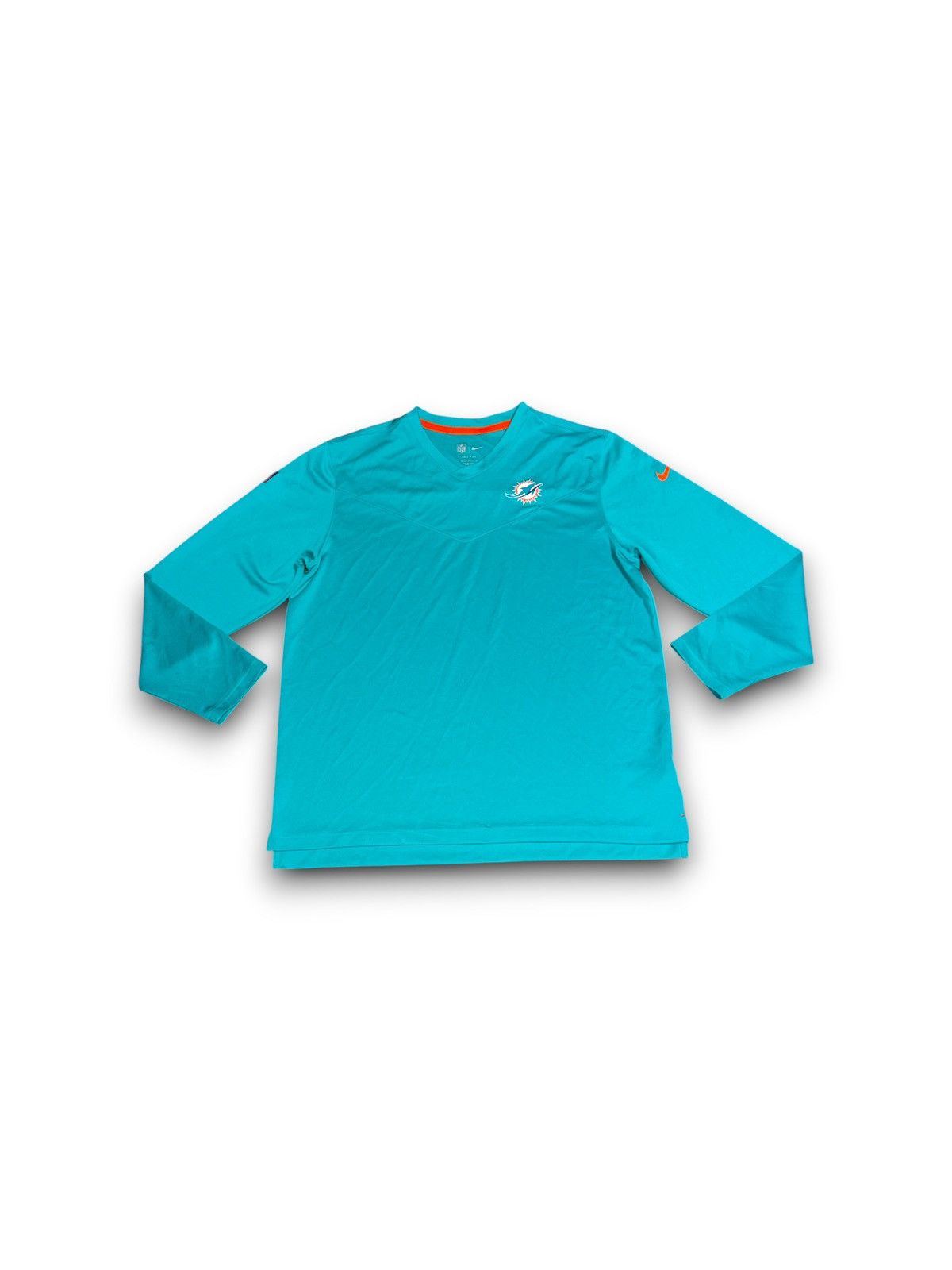Nike Miami Dolphins Nike Dri-Fit Sideline Pullover Long Sleeve XL Size US XL / EU 56 / 4 - 2 Thumbnail