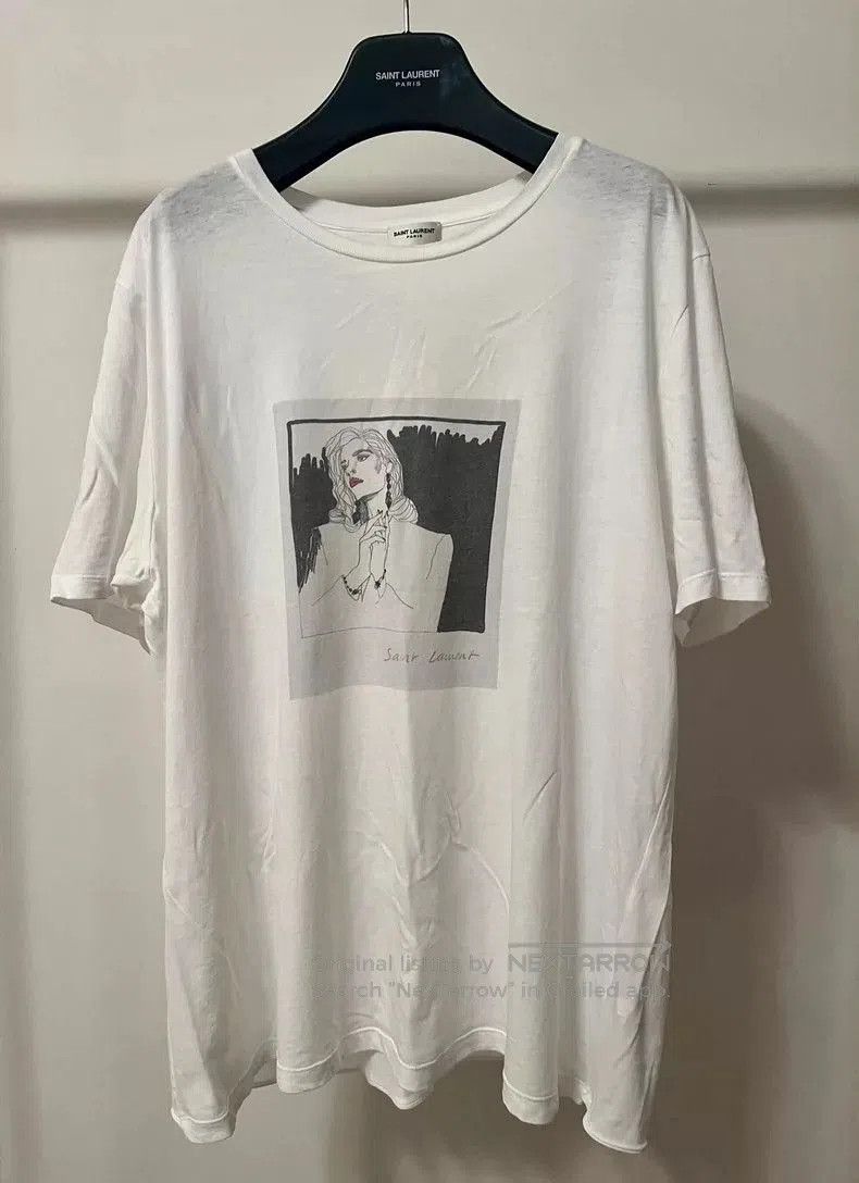 w*d様 SAINT LAURENT PARIS Tシャツ Saint Laurent Paris saint laurent hotter after dark graphic single