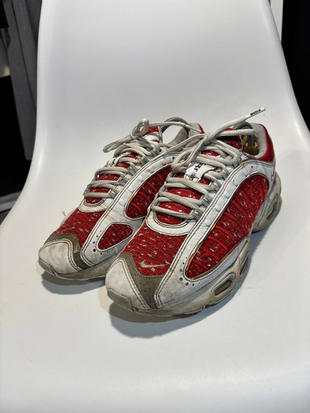 Nike × Supreme Nike Air Max Tailwind Supreme Size:42 (Poor condition) Size US 8.5 / EU 41-42 - 3 Thumbnail
