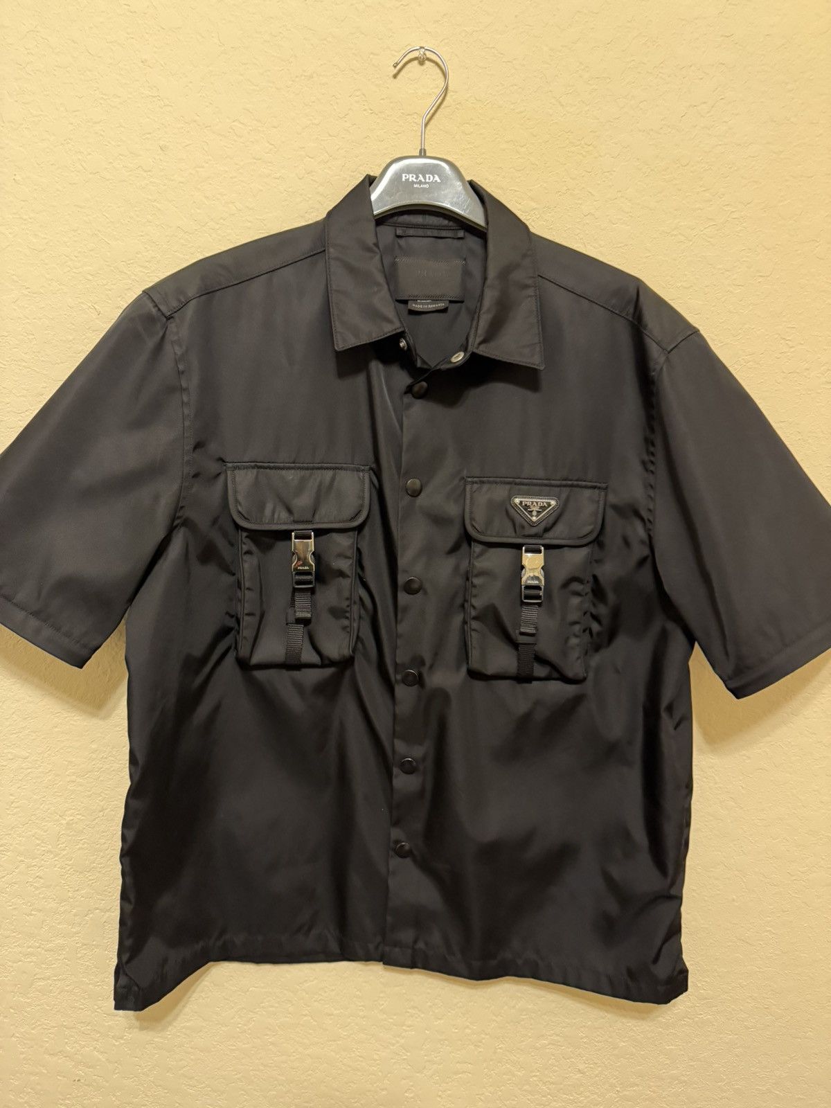 Prada Prada Mens Nylon Shirt XL Size US XL / EU 56 / 4 - 7 Thumbnail