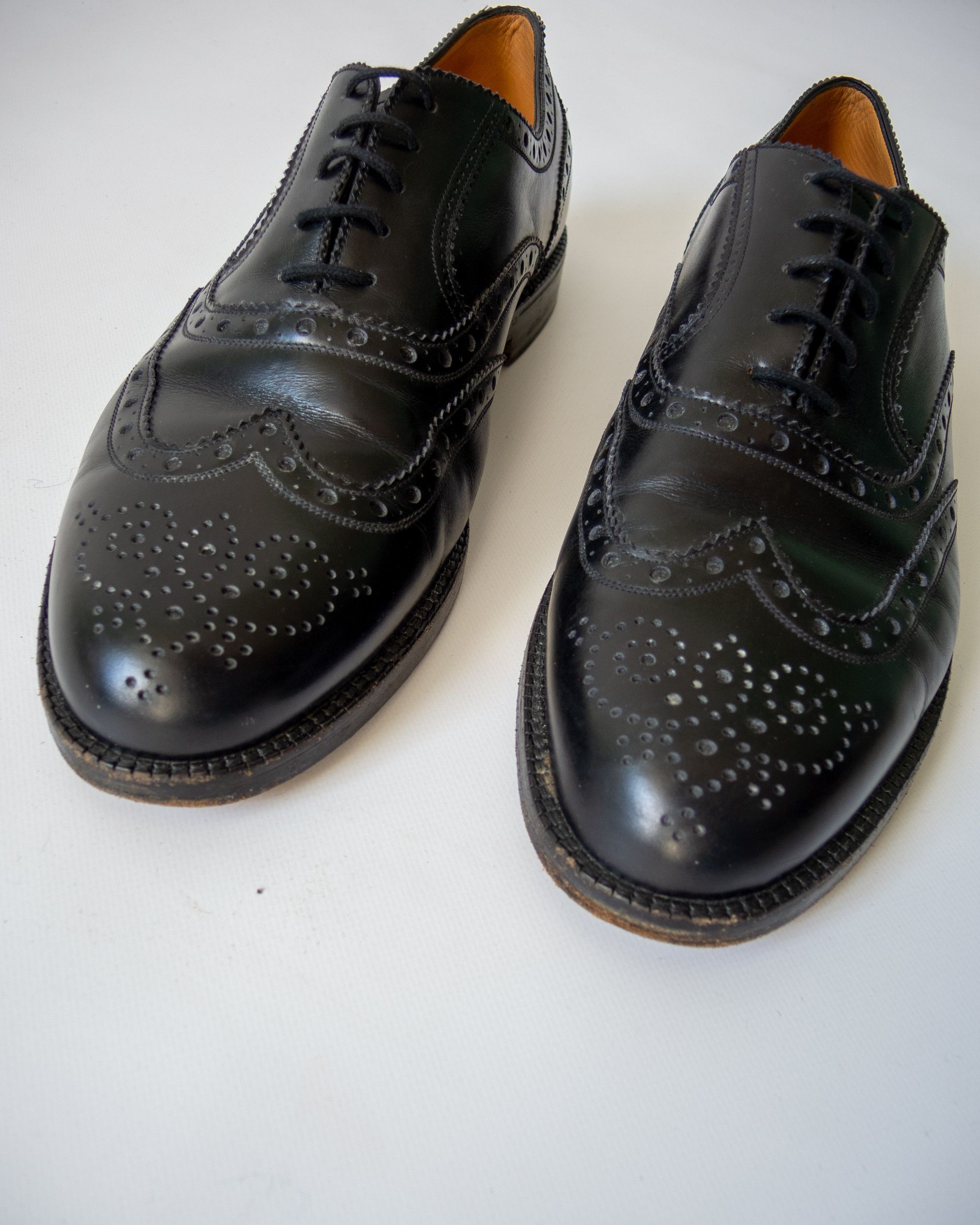 Bally Vintage Bally scribe brogue shoes Size US 11.5 / EU 44-45 - 5 Thumbnail