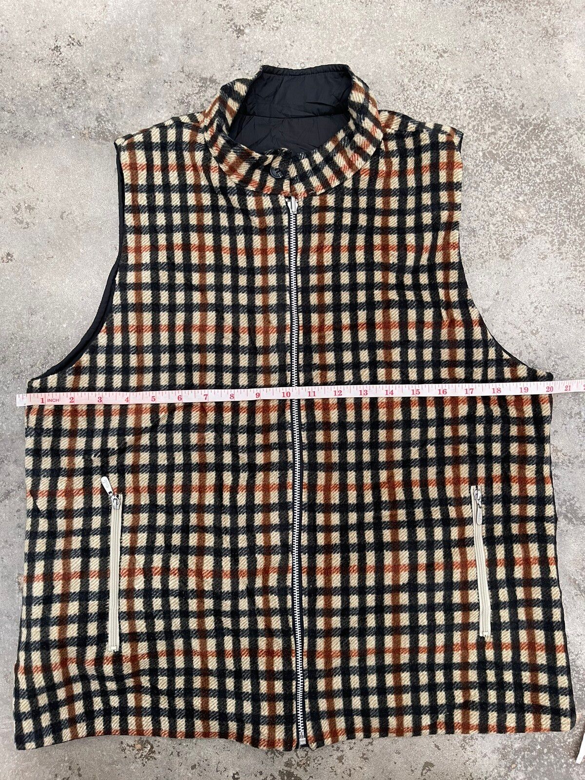 Vintage Vintage Daks London Checkered Reversible Vest Size US L / EU 52-54 / 3 - 10 Thumbnail