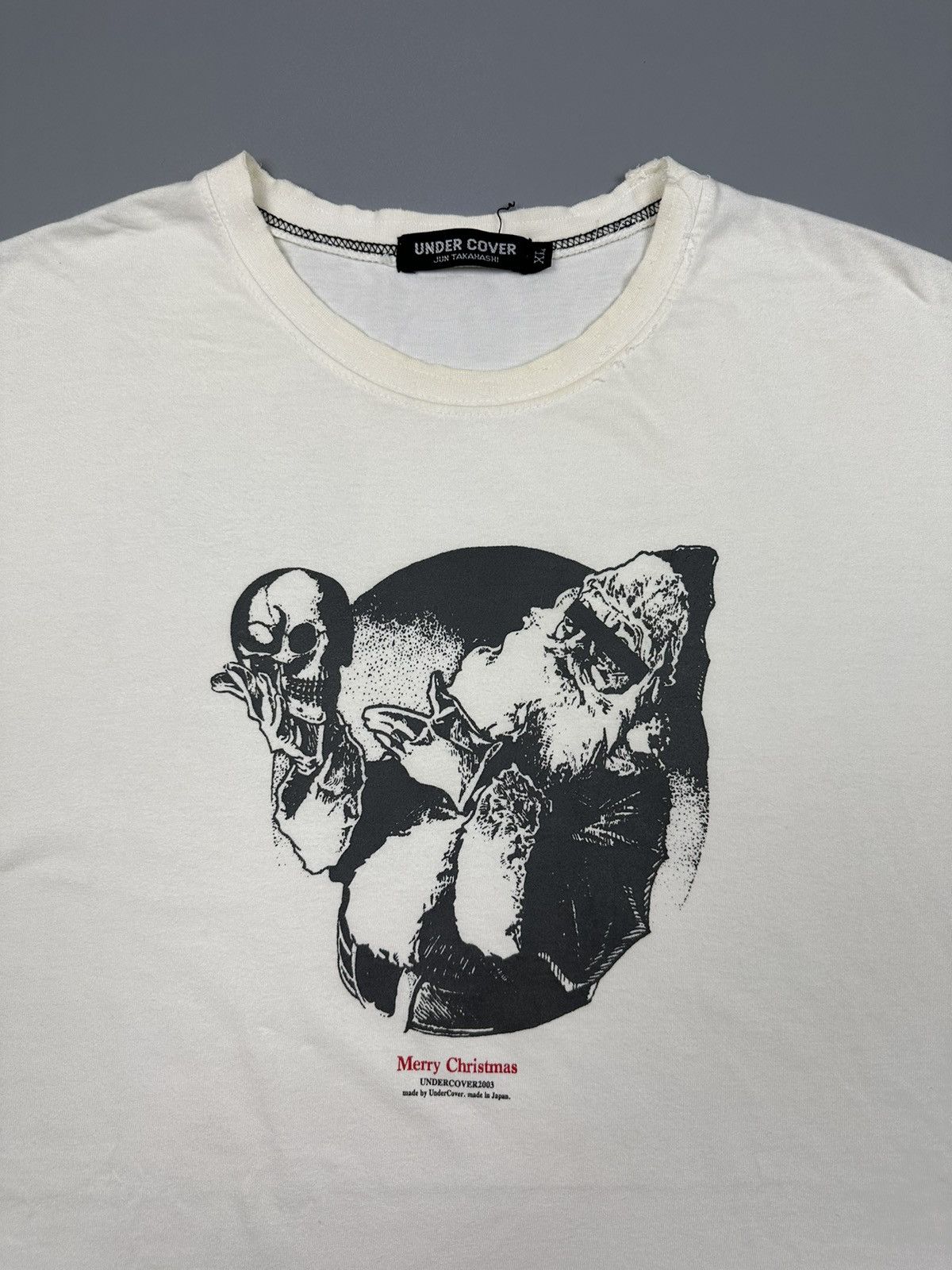 Jun Takahashi × Undercover 🔥RARE🔥VINTAGE UNDERCOVER 2003 “MERRY CHRISTMAS” TEE Size US XL / EU 56 / 4 - 3 Thumbnail