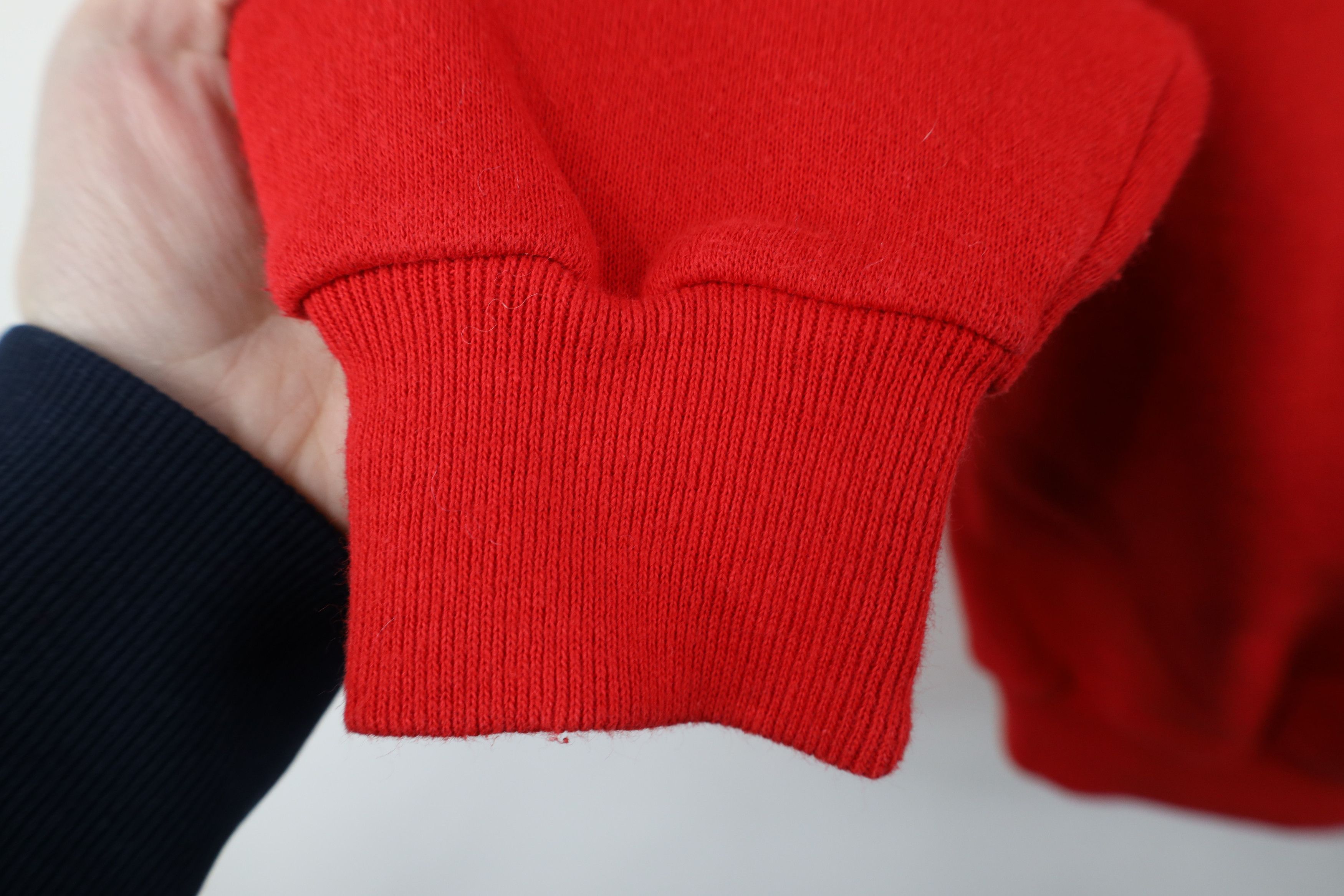 Hanes Vintage 80s Hanes Faded Blank Crewneck Sweatshirt Red USA Size US L / EU 52-54 / 3 - 6 Thumbnail
