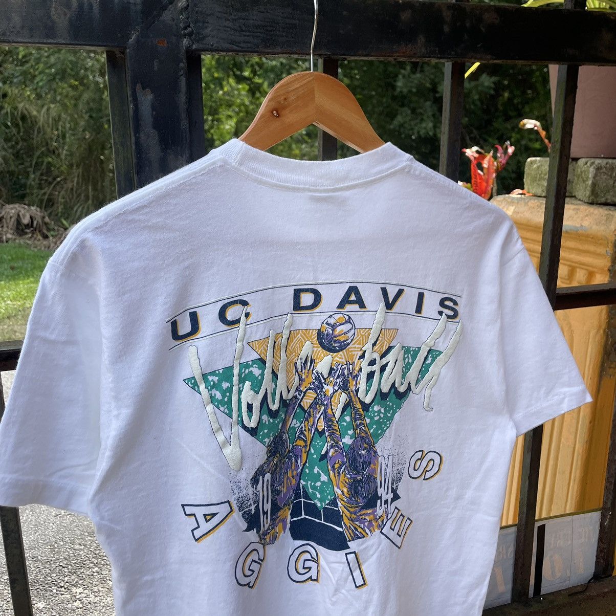 Vintage 🔥Vintage 90s UC Davis Aggies Volley Ball Sportswear Tee Size US M / EU 48-50 / 2 - 5 Thumbnail