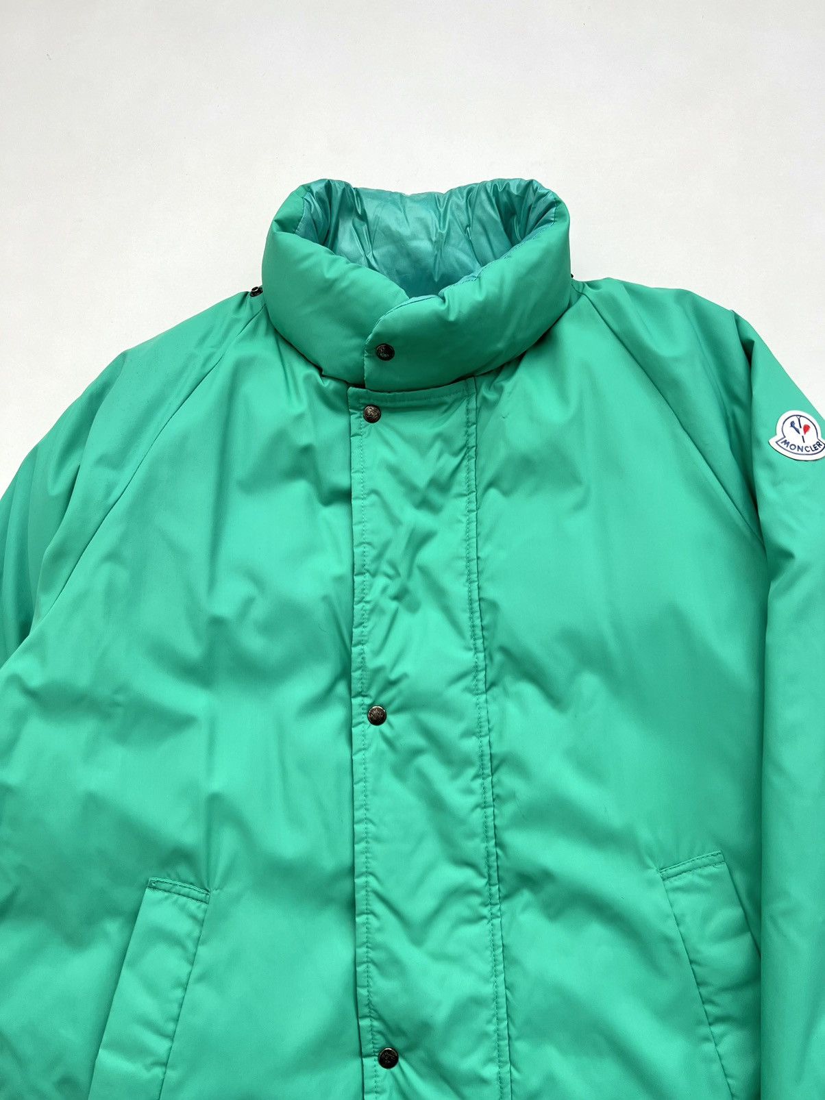 Moncler Grenoble 🔥 80s Moncler Grenoble Green Down Puffer Jacket Size US L / EU 52-54 / 3 - 8 Thumbnail