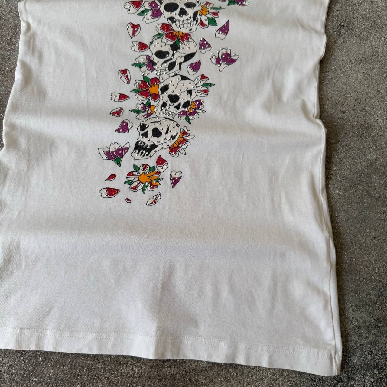Christian Audigier × Ed Hardy × Vintage Y2K Ed Hardy By Christian Audigier Long T-Shirt / Dress Size L / US 10 / IT 46 - 6 Thumbnail