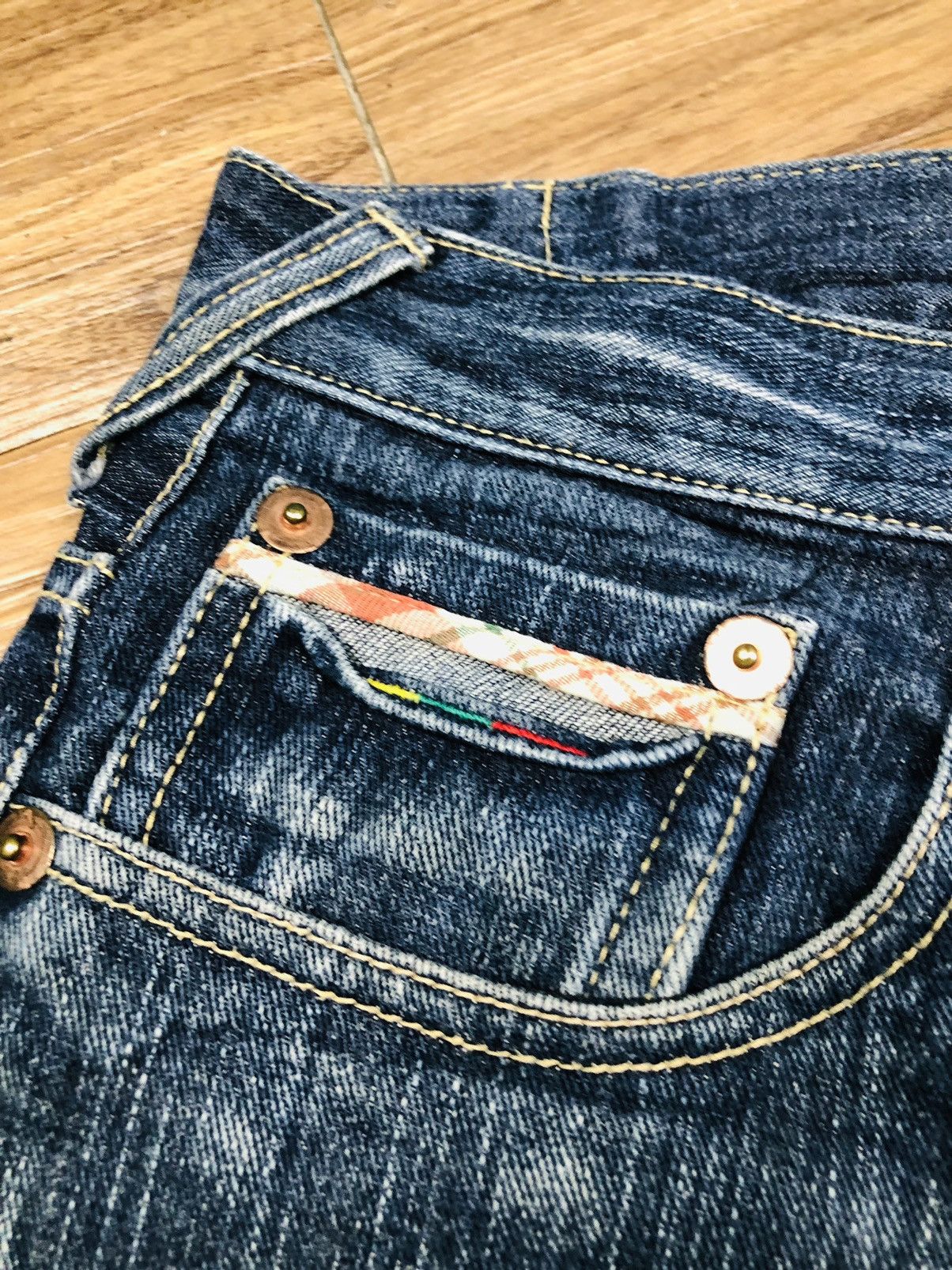 Japanese Brand Dominate Handcrafted Jeans (33) Size US 32 / EU 48 - 10 Thumbnail